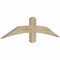 Ekena Millwork Bellingham Rough Sawn Timber Gable Bracket, Douglas Fir, 48"W x 12"H x 2"D x 4"F, 6/12 Pitch GBW048X12X0204BEL00RDF - alternate 3